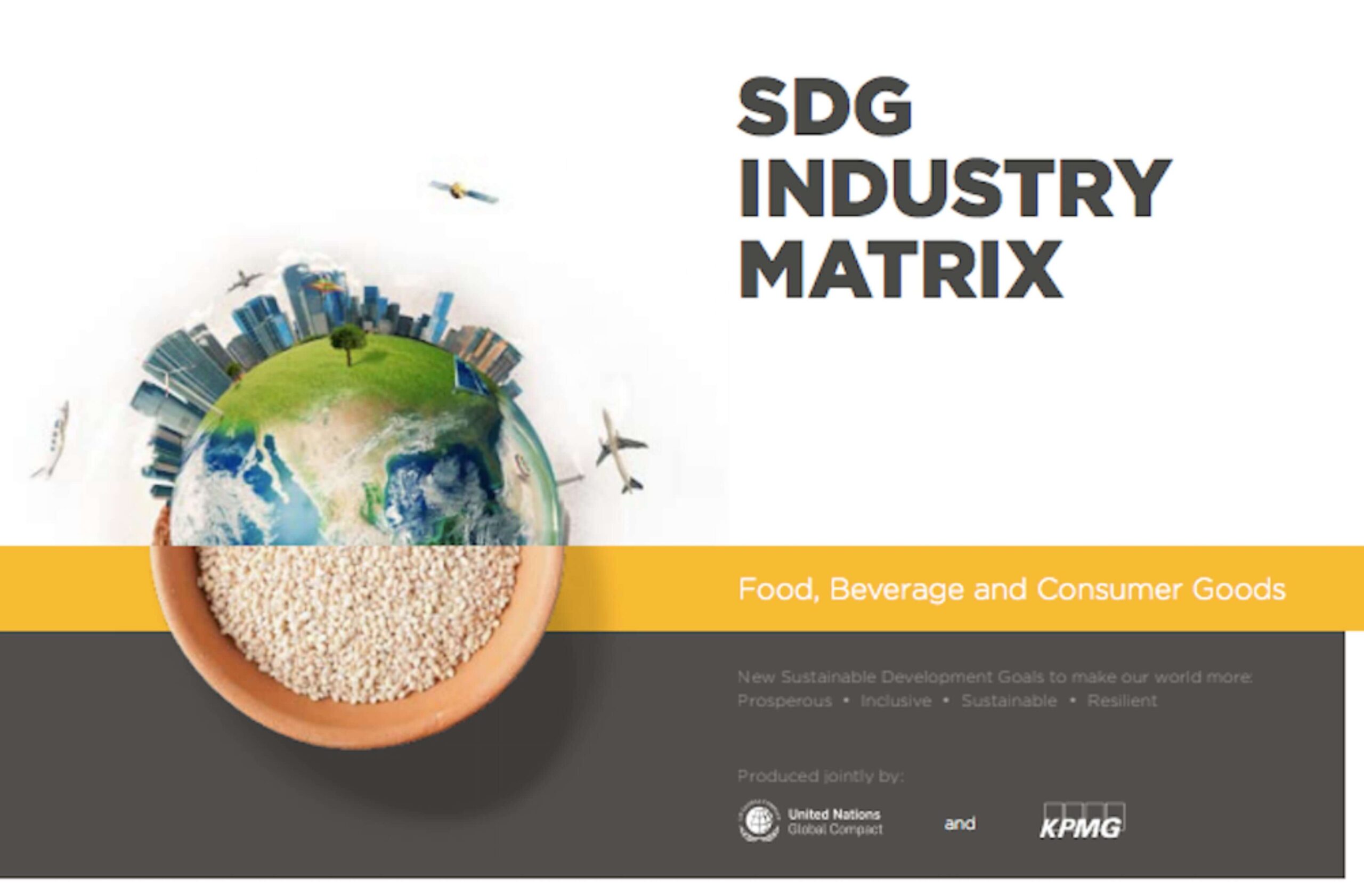 SDG Industry Matrix: Food, beverage and consumer goods
