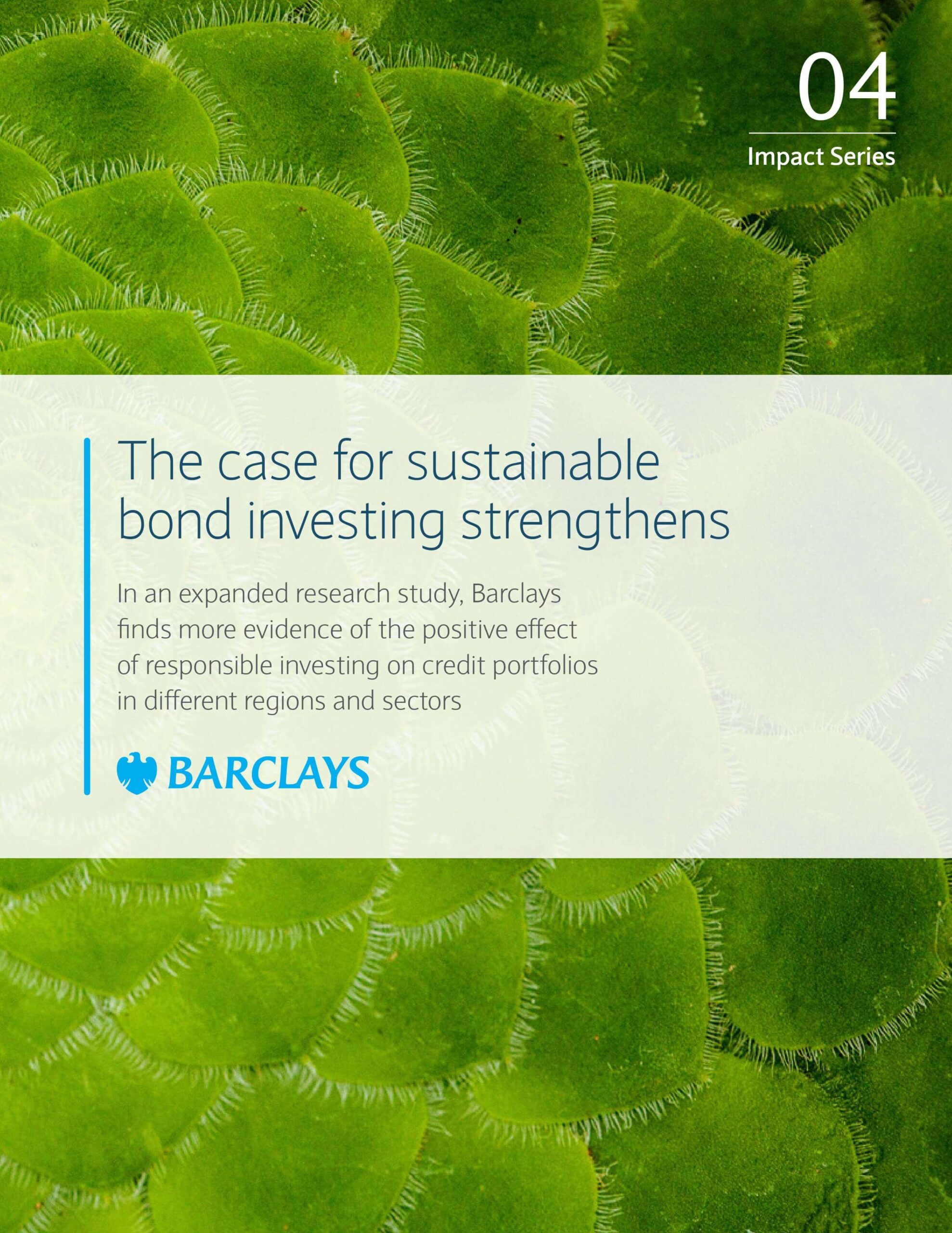 The case for sustainable bond investing strengthens