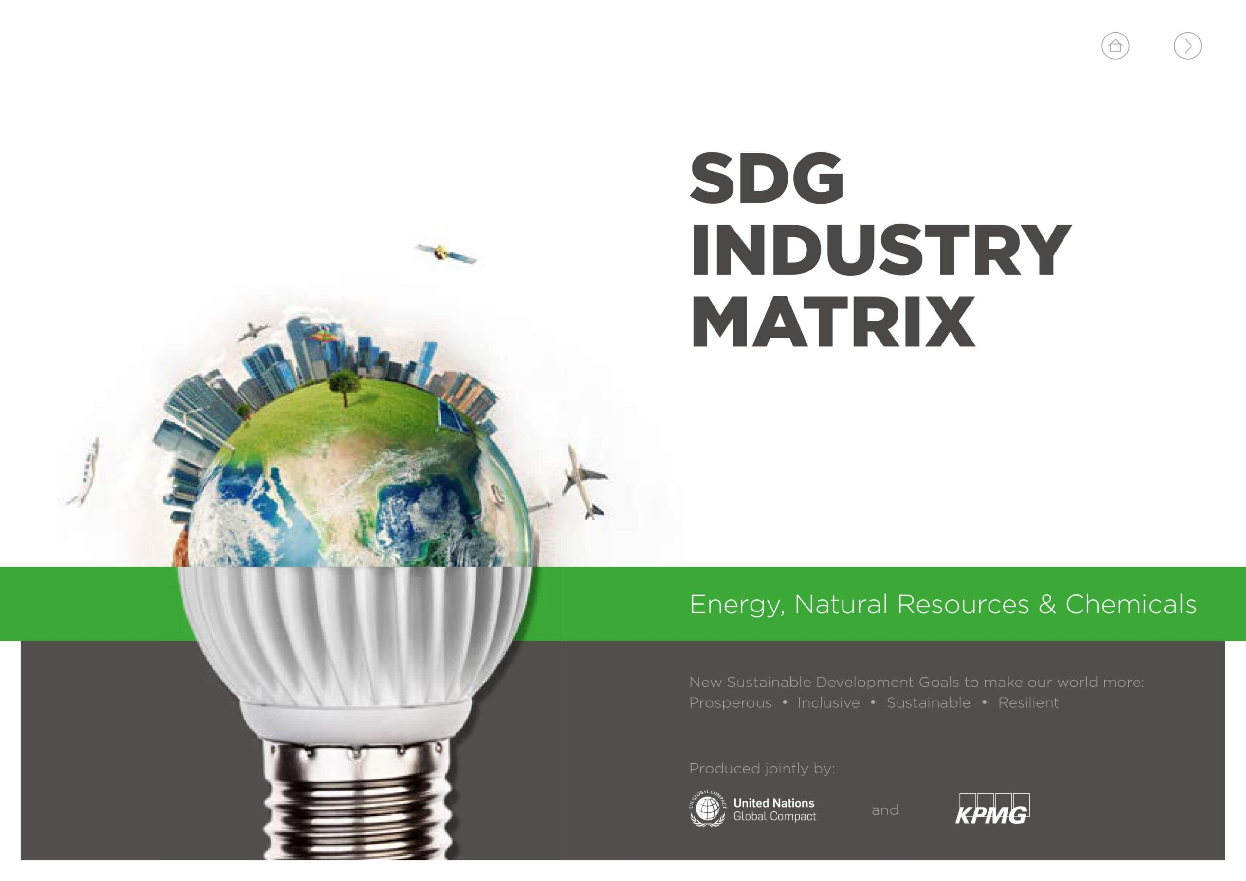 SDG Industry Matrix: Energy, natural resources and chemicals
