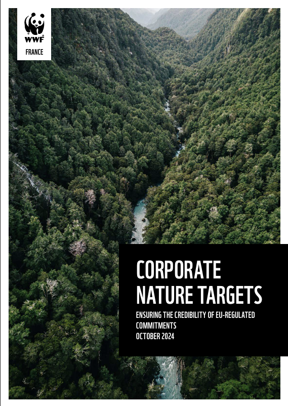 Corporate nature targets: Ensuring the credibility of EU-regulated commitments
