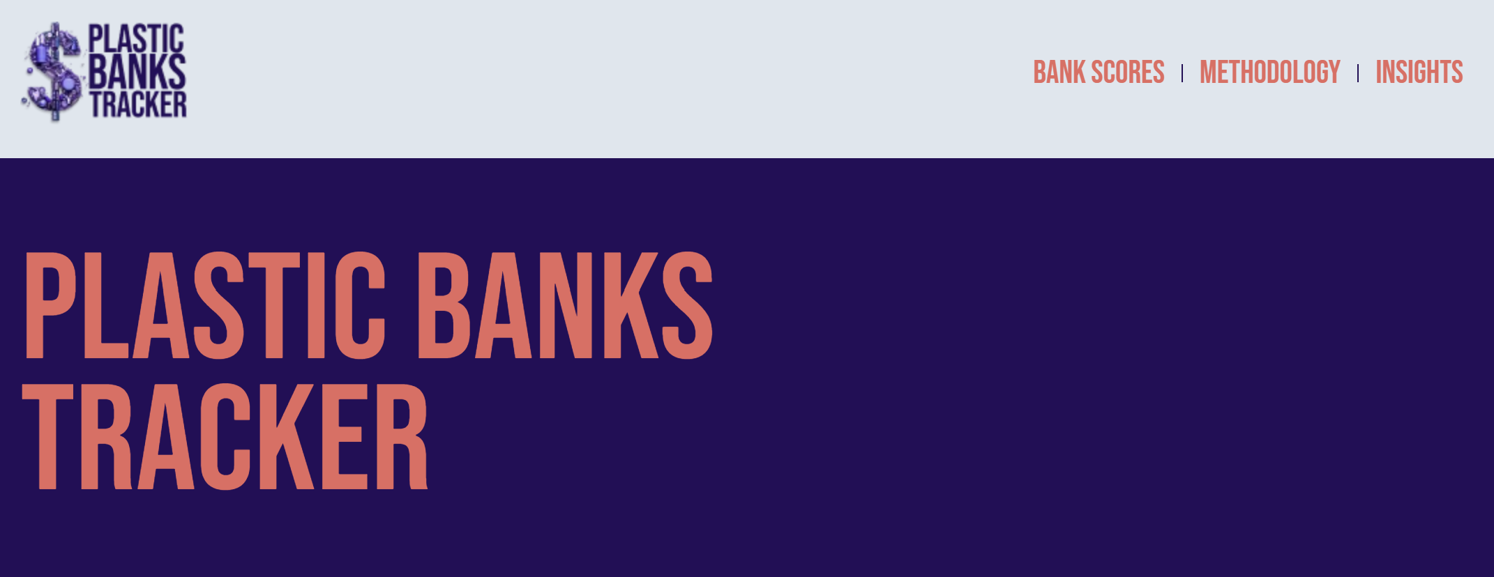 Plastics bank tracker