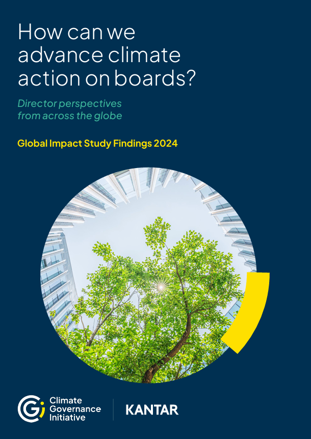 How can we advance climate action on boards?