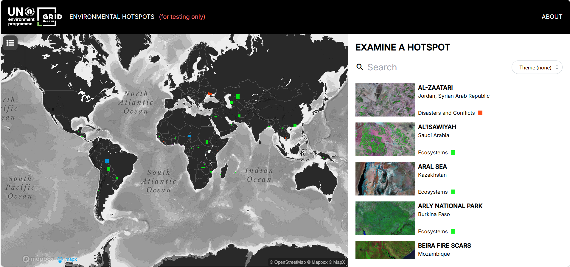 Environmental  hotspots