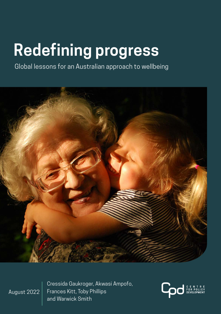 Redefining progress: Global lessons for an Australian approach to wellbeing
