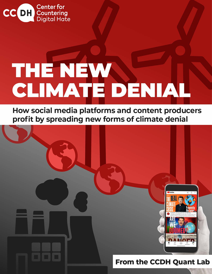 The new climate denial: How social media platforms and content producers profit by spreading new forms of climate denial