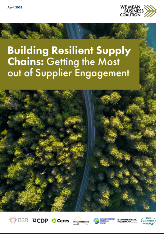 Building resilient supply chains: Getting the most out of supplier engagement