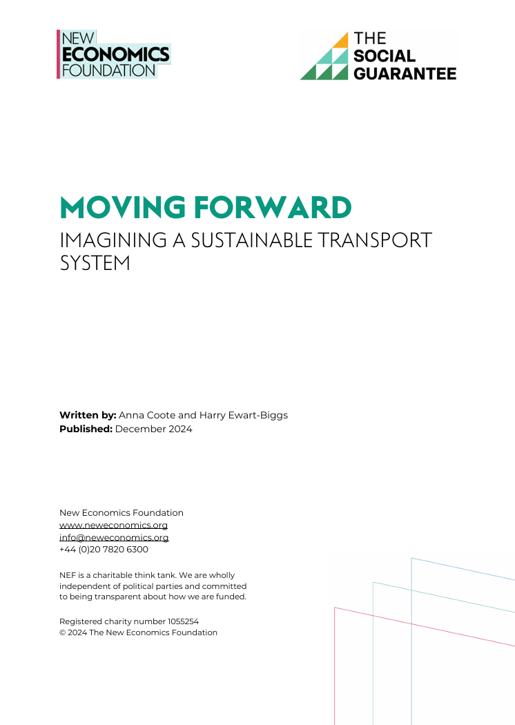 Moving forward imagining a sustainable transport system
