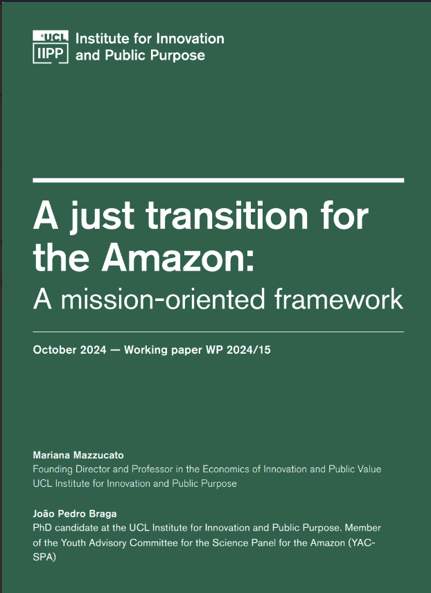 A just transition for the Amazon: A mission-oriented framework
