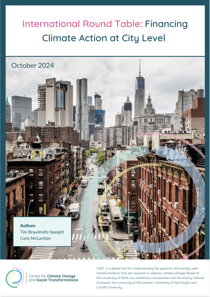 International round table: Financing climate action at city level