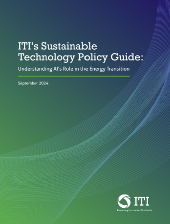 ITI’s sustainable technology policy guide: Understanding AI’s role in the energy transition