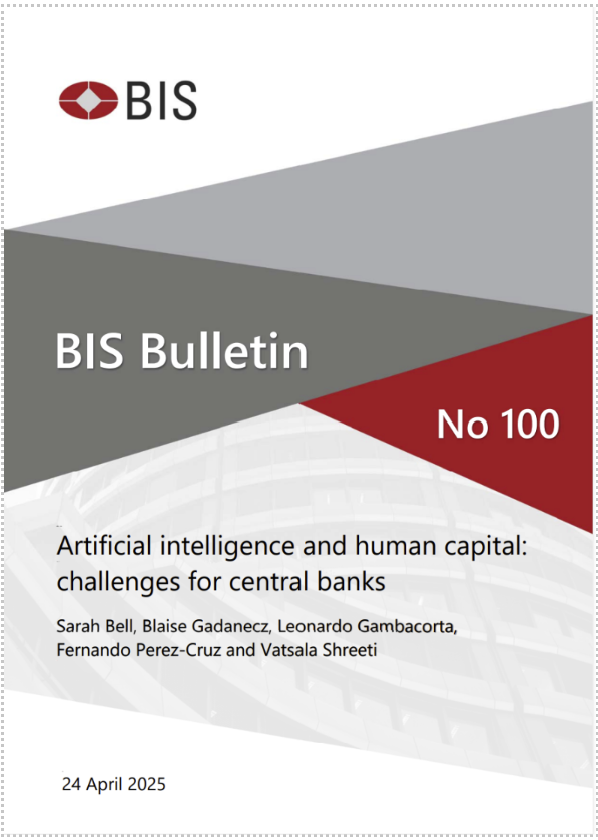 Artificial intelligence and human capital: Challenges for central banks
