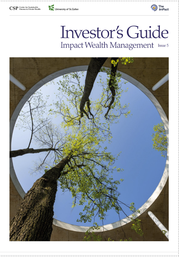 Investor's guide to impact wealth management