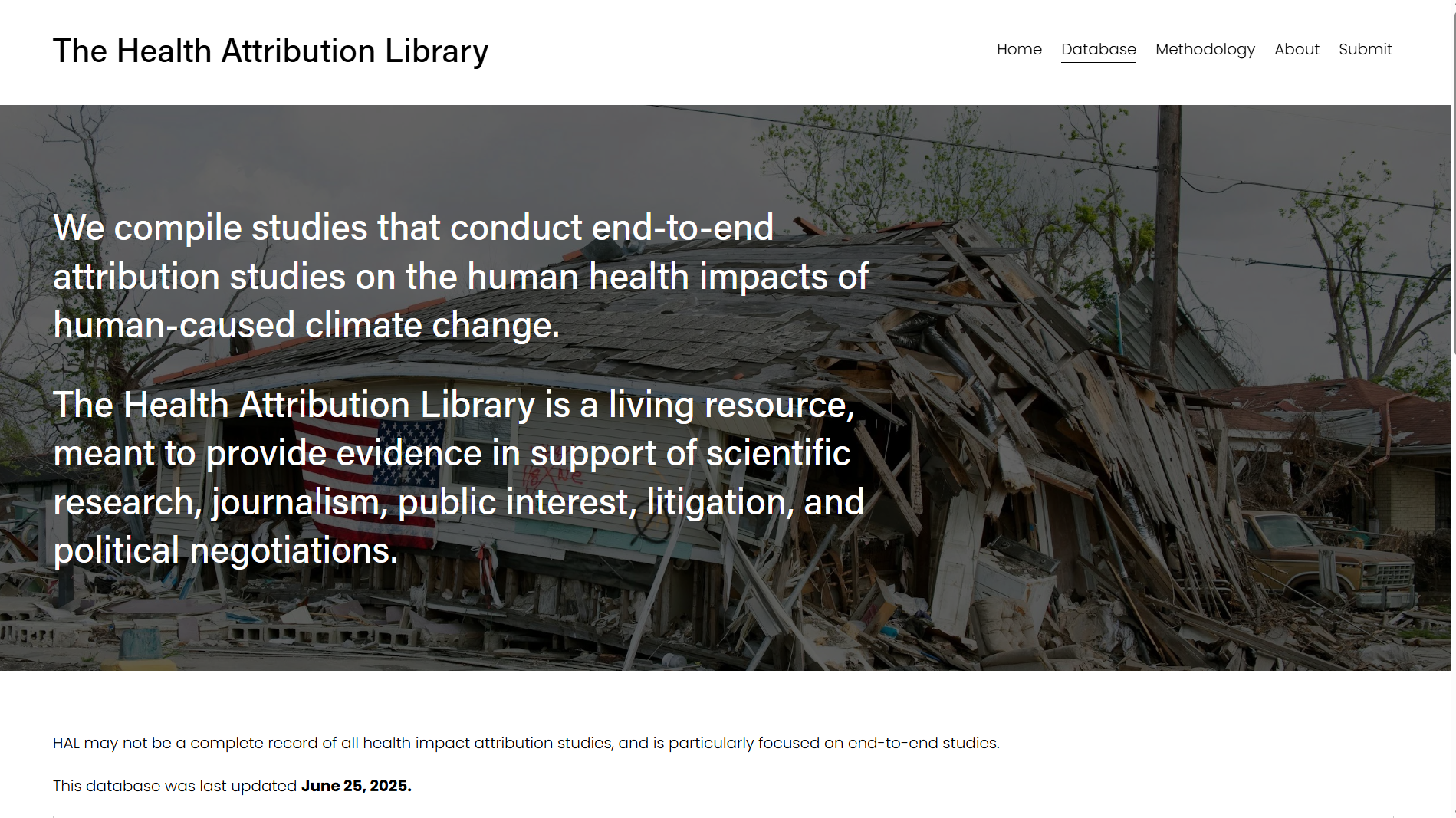 The (climate) Health Attribution Library