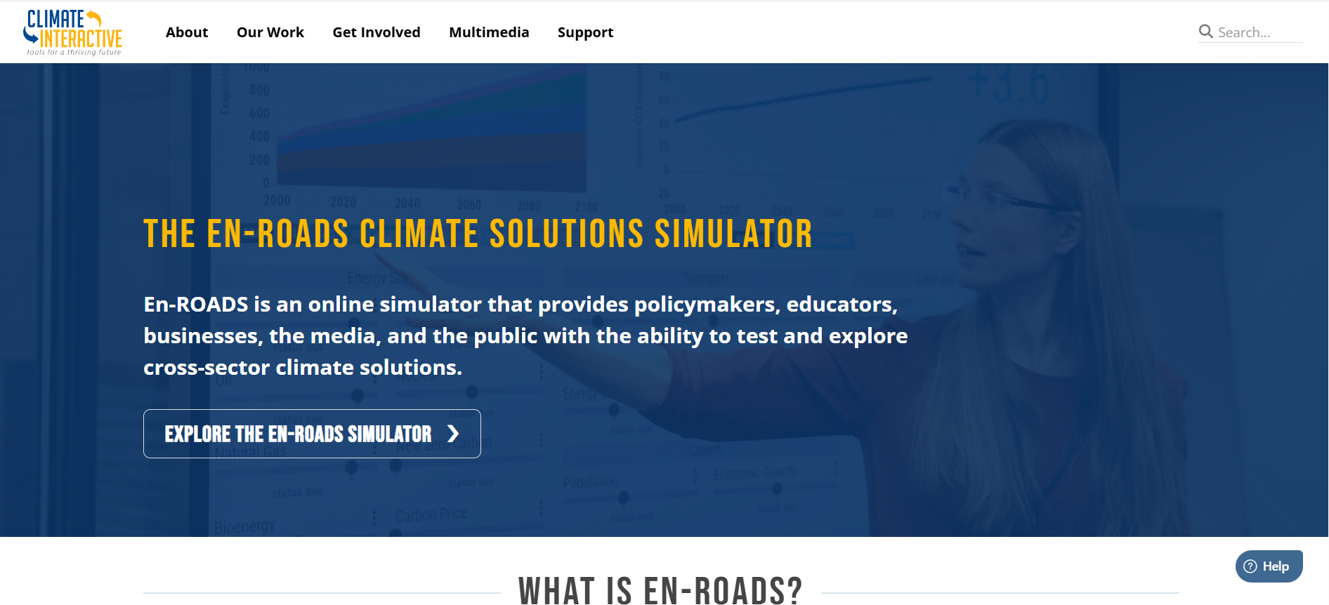 En-ROADS Climate Solutions Simulator