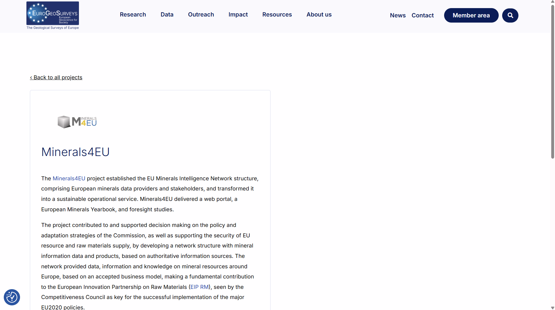 European Minerals Knowledge Data Platform (Minerals4EU)