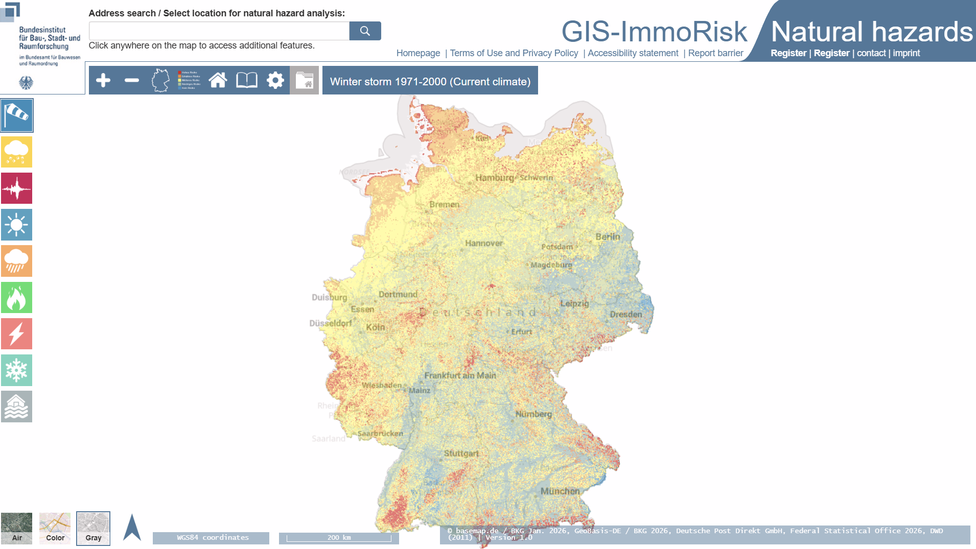 GIS-ImmoRisk Natural Hazard (GIS-ImmoRisk Naturgefahren)