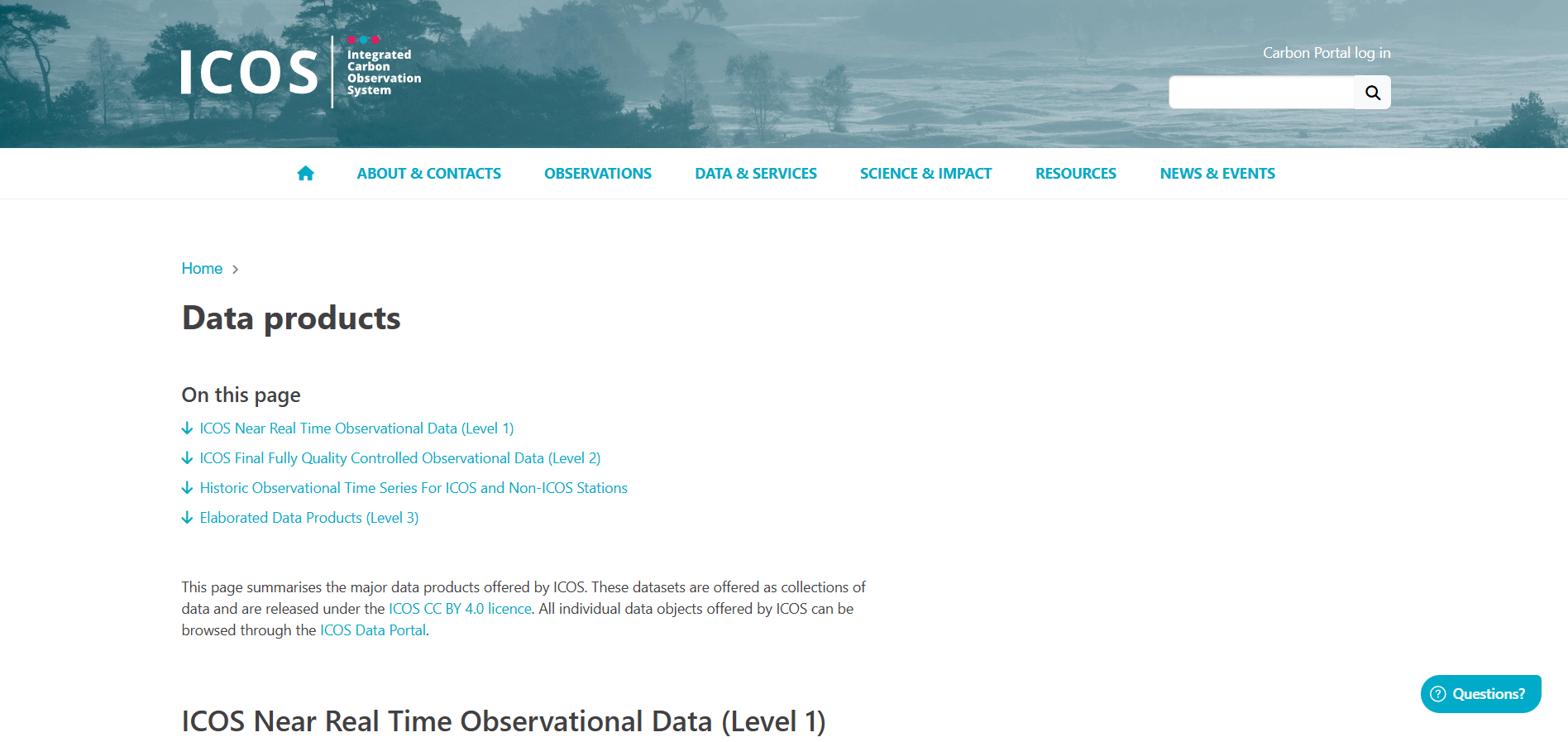 Integrated Carbon Observation System (ICOS)