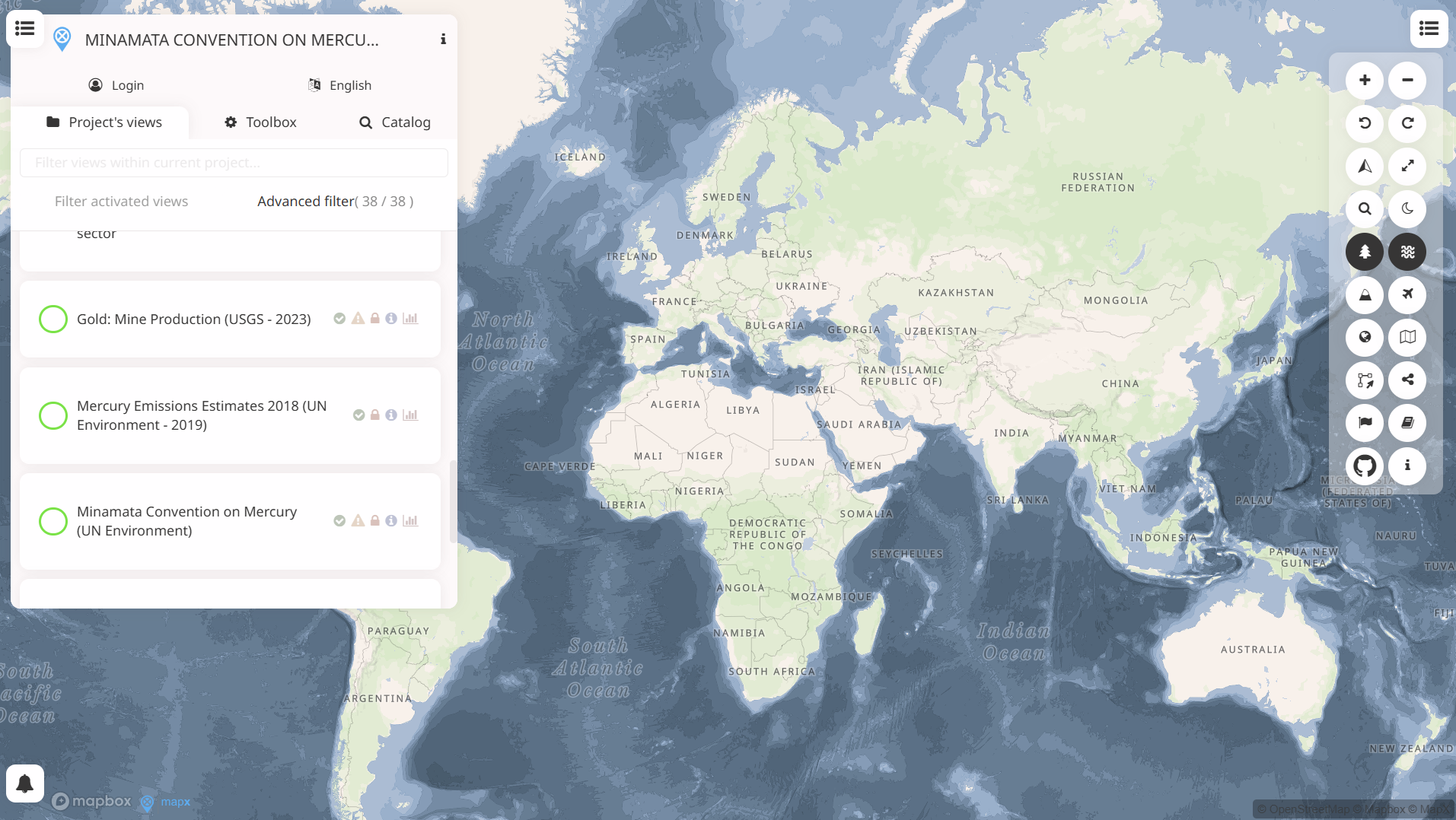 Minamata Convention Data Platorm