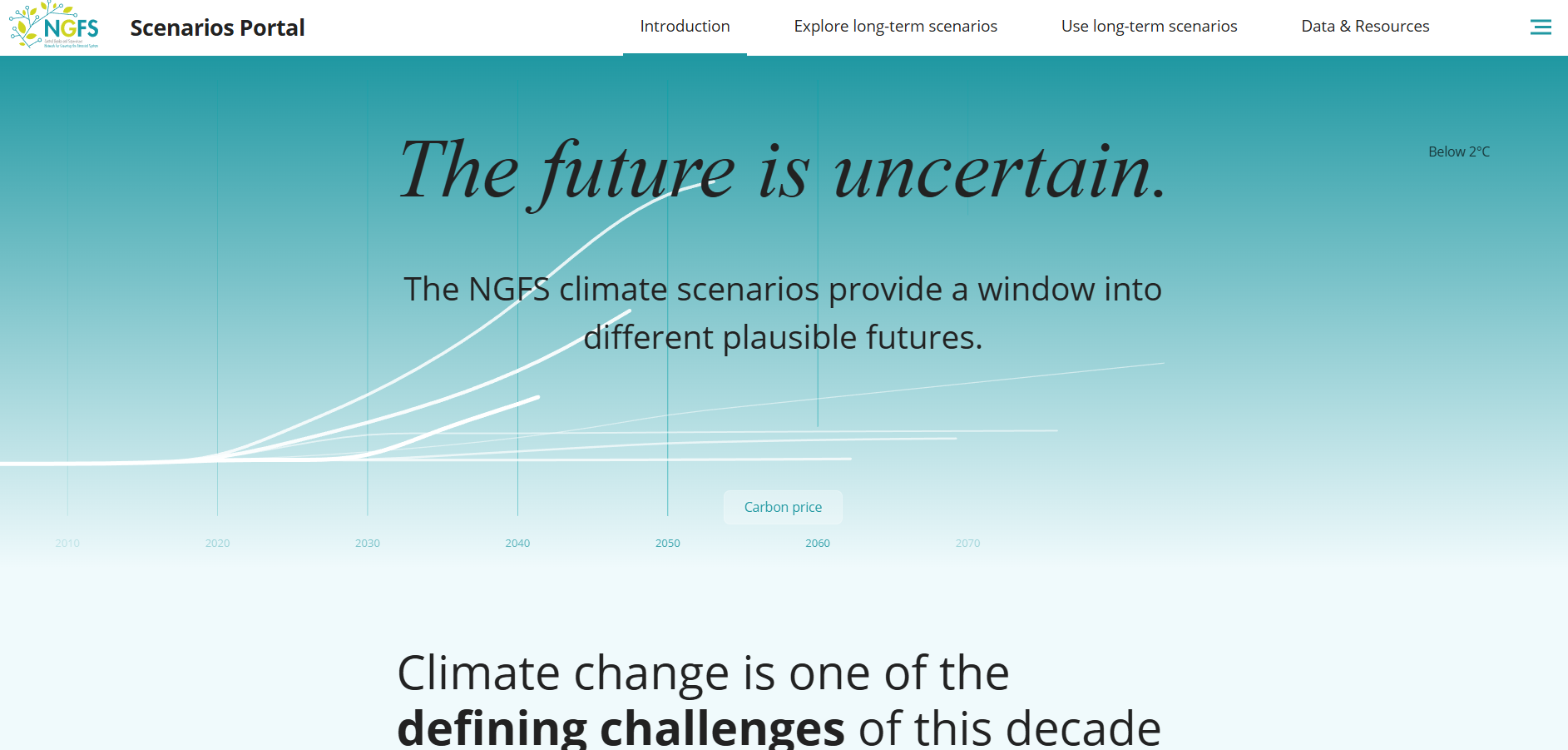 NGFS Scenarios Portal