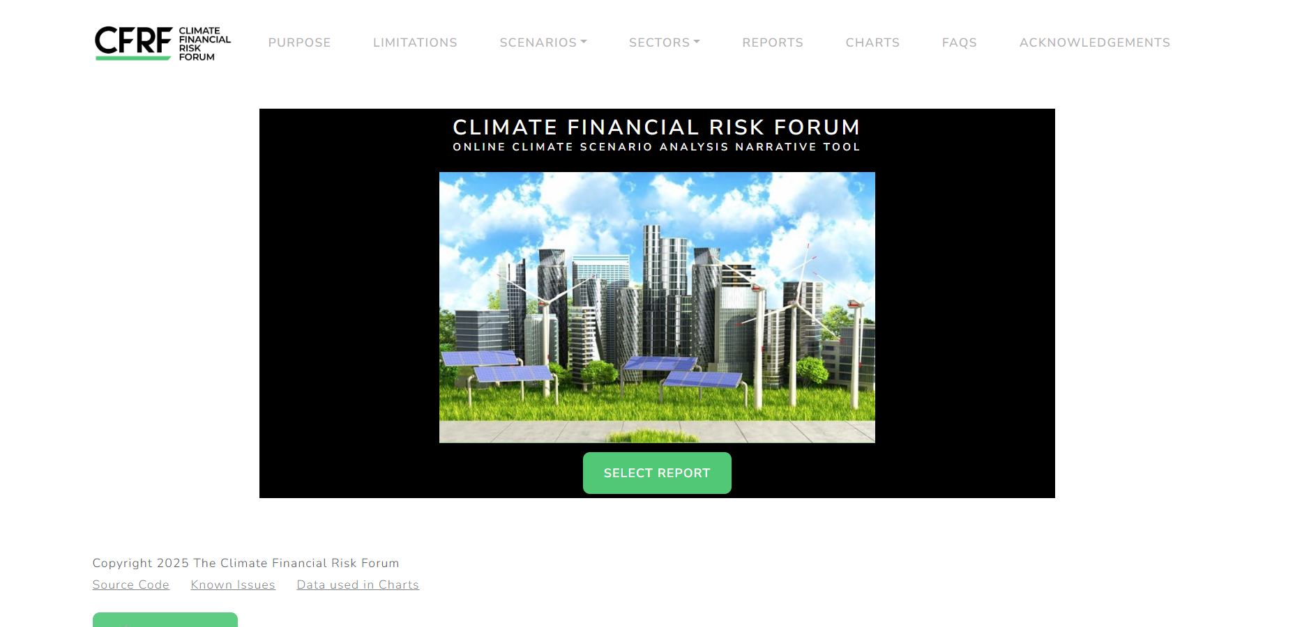 Online Climate Scenario Analysis Narrative Tool