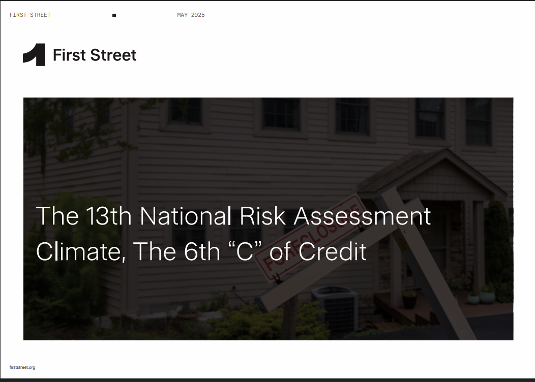 The 13th national risk assessment: Climate, The 6th “C” of Credit