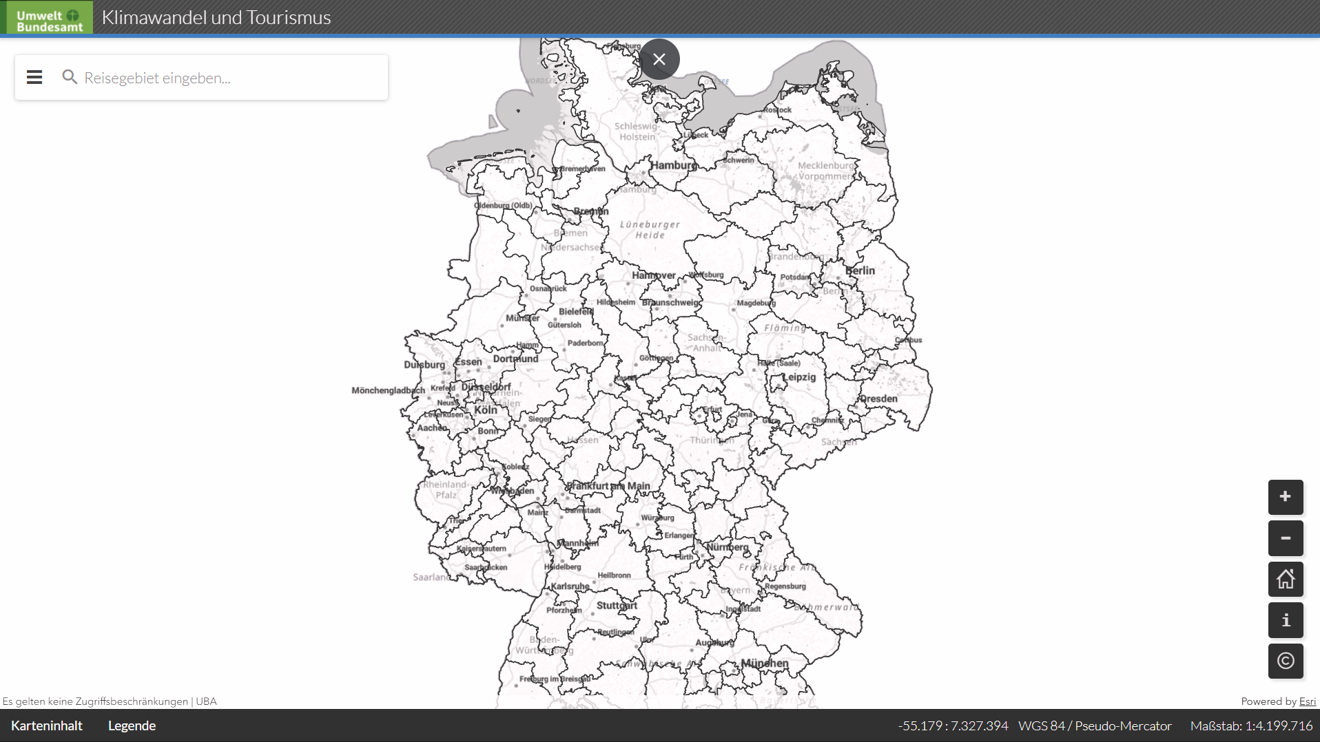 UBA: Climate change and tourism (UBA: Klimawandel und Toursimsu)