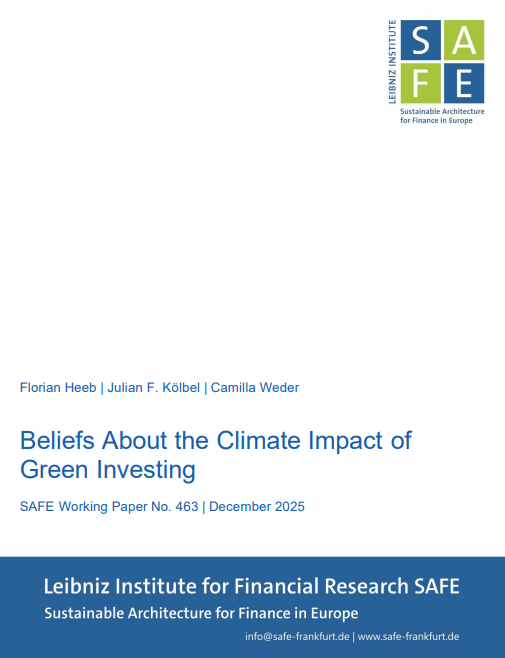 Beliefs about the climate impact of green investing