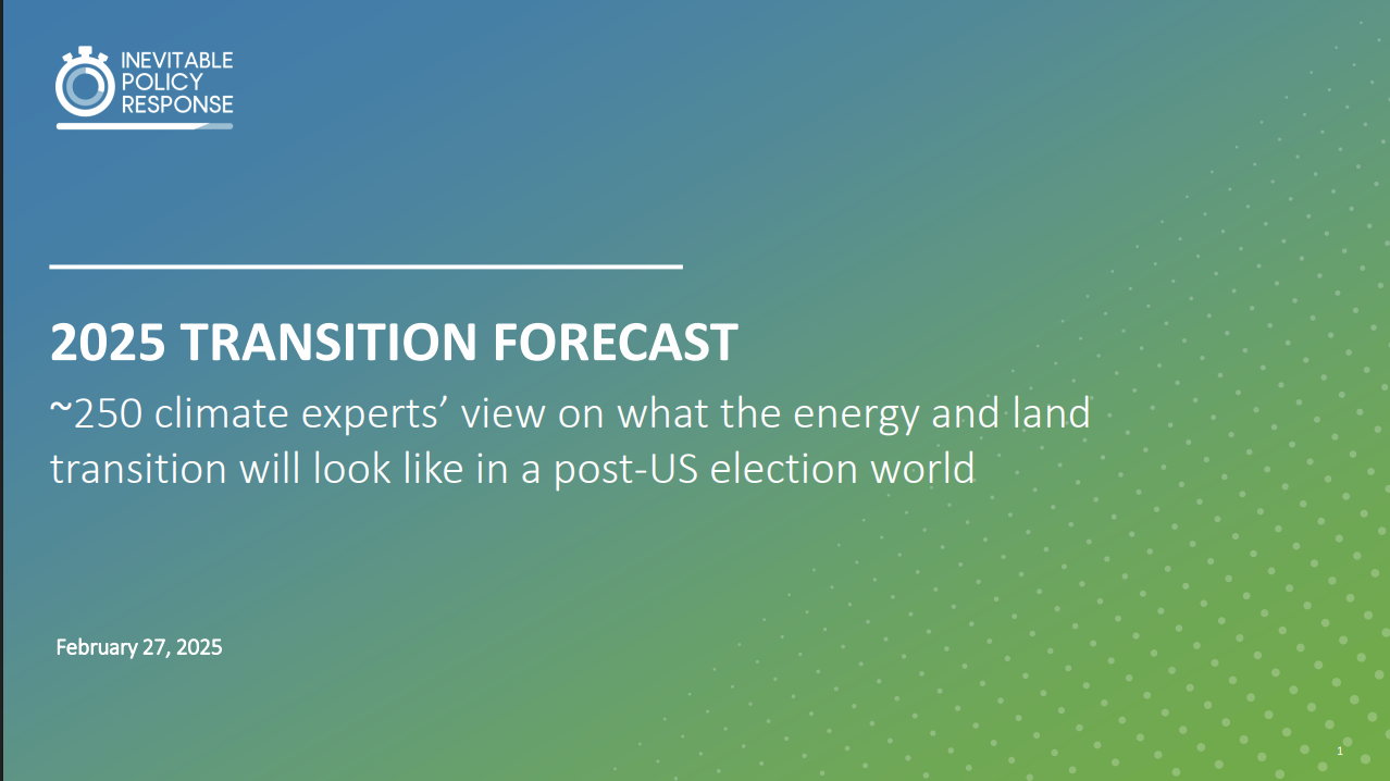 Transition forecast series