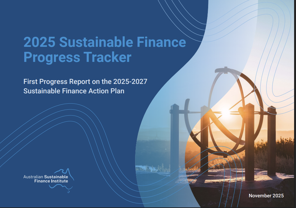 Sustainable finance progress tracker series
