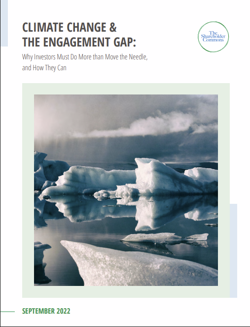 Climate change & the engagement gap: Why investors must do more than move the needle, and how they can