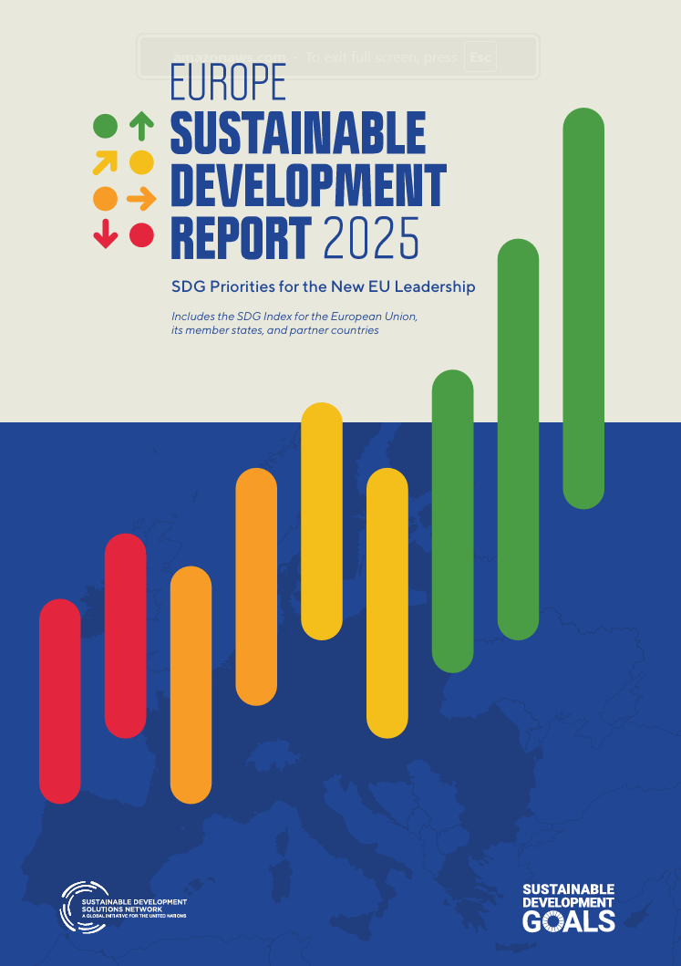 Europe sustainable development report 2025: SDG priorities for the new EU leadership