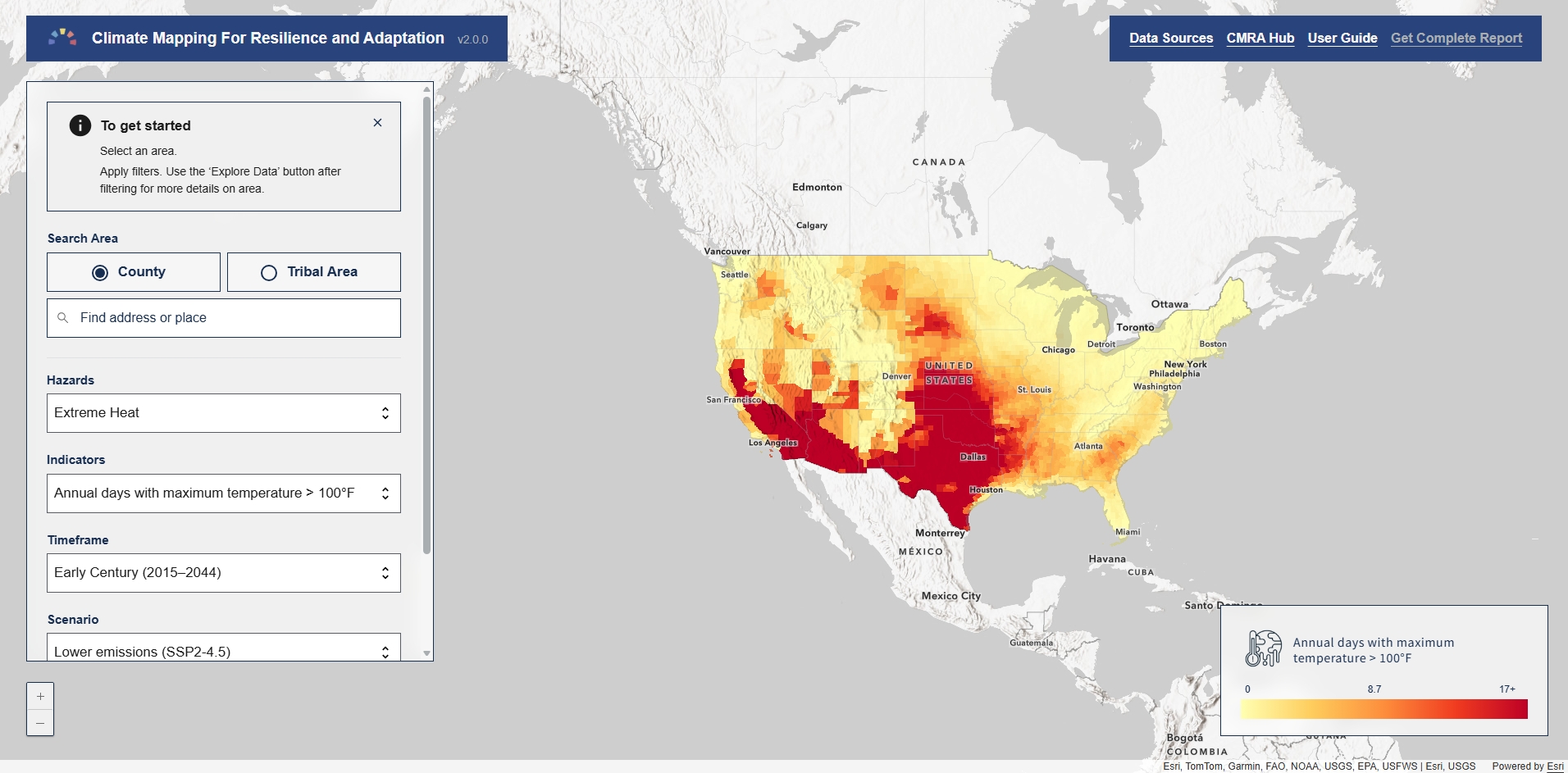Climate Mapping for Resilience and Adaptation
