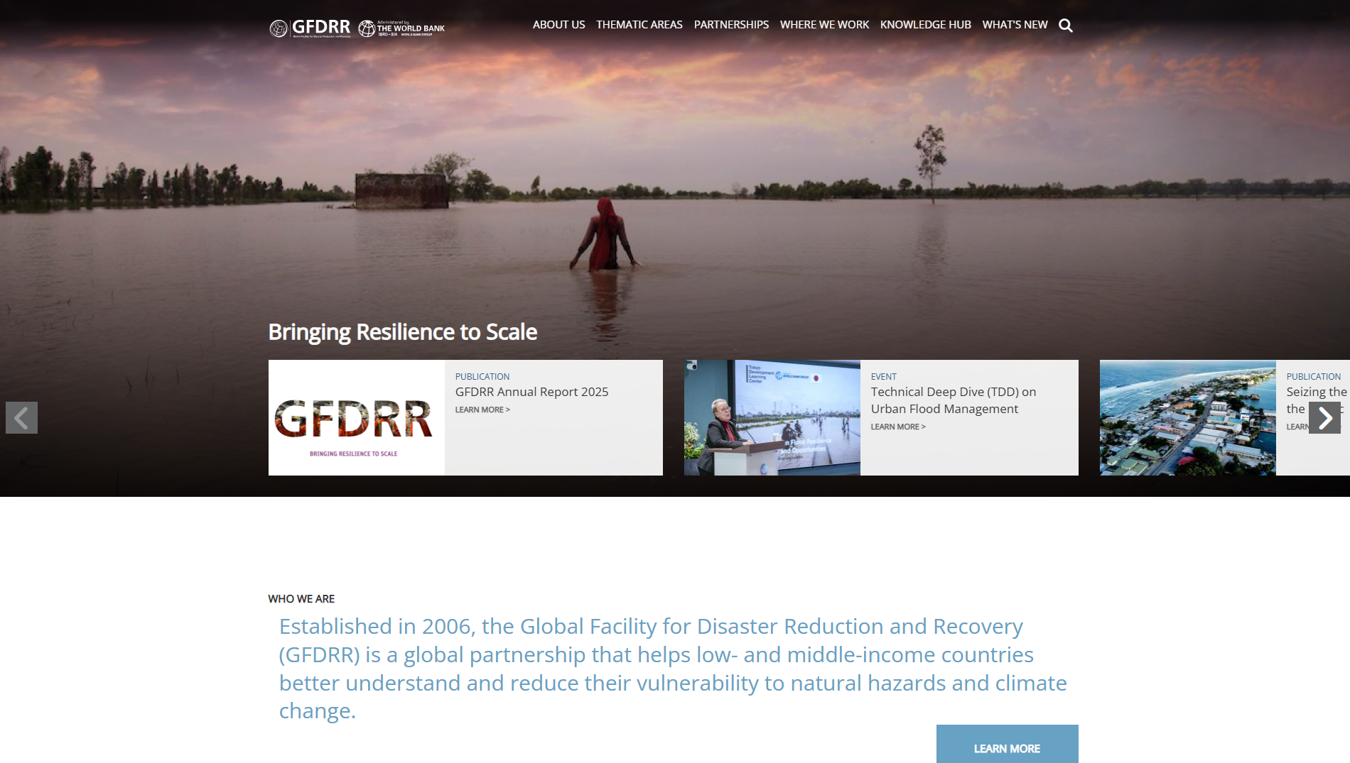 Global Facility for Disaster Reduction and Recovery (GFDRR)