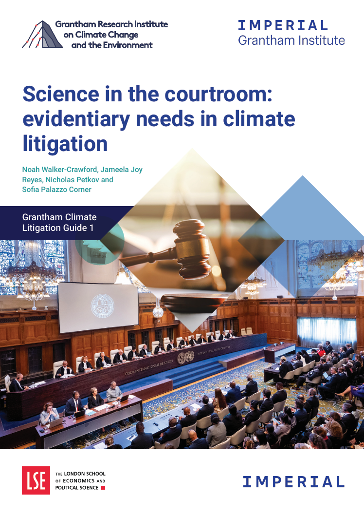 Science in the courtroom: Evidentiary needs in climate litigation