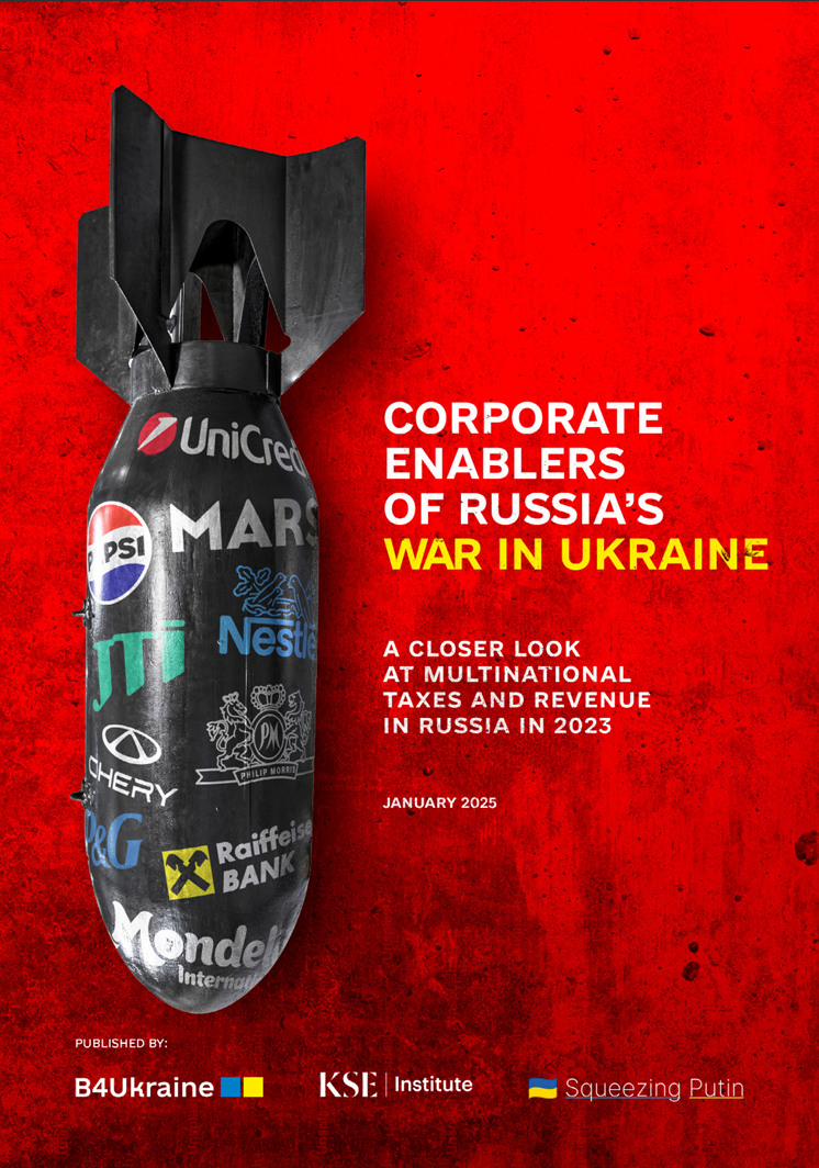Corporate enablers of Russia’s war in Ukraine: A closer look at multinational taxes and revenue in Russia in 2023