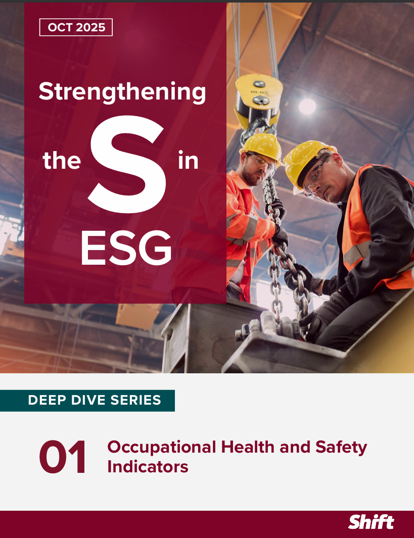 Strengthening the S in ESG series