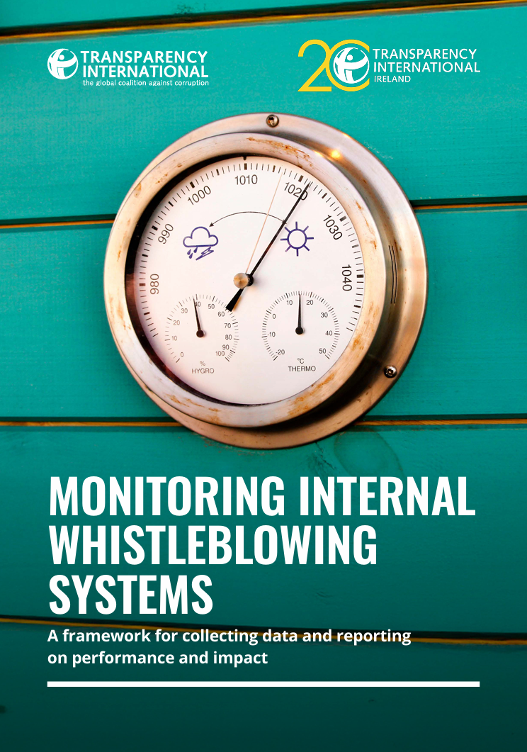 Monitoring internal whistleblowing systems: A framework for collecting data and reporting on performance and impact