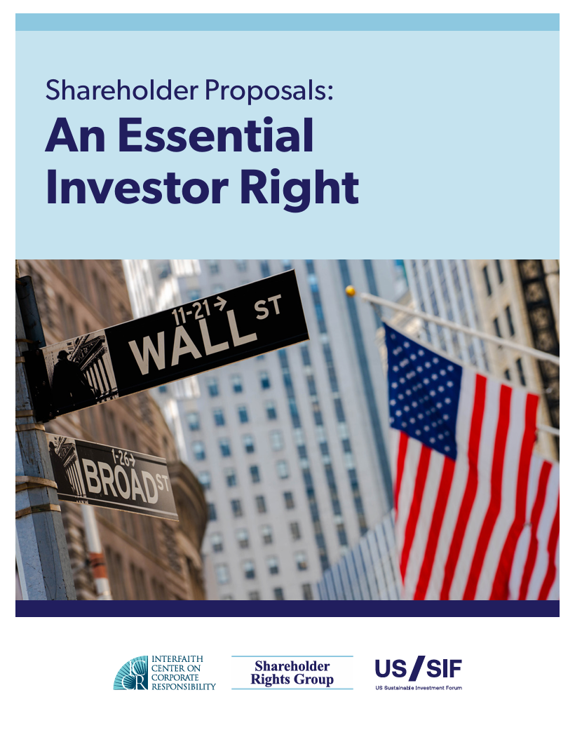Shareholder proposals: An essential investor right
