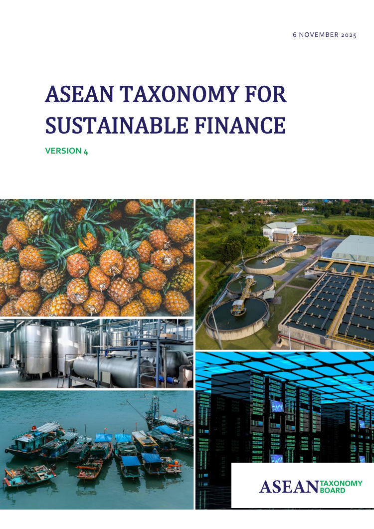 ASEAN taxonomy for sustainable finance series