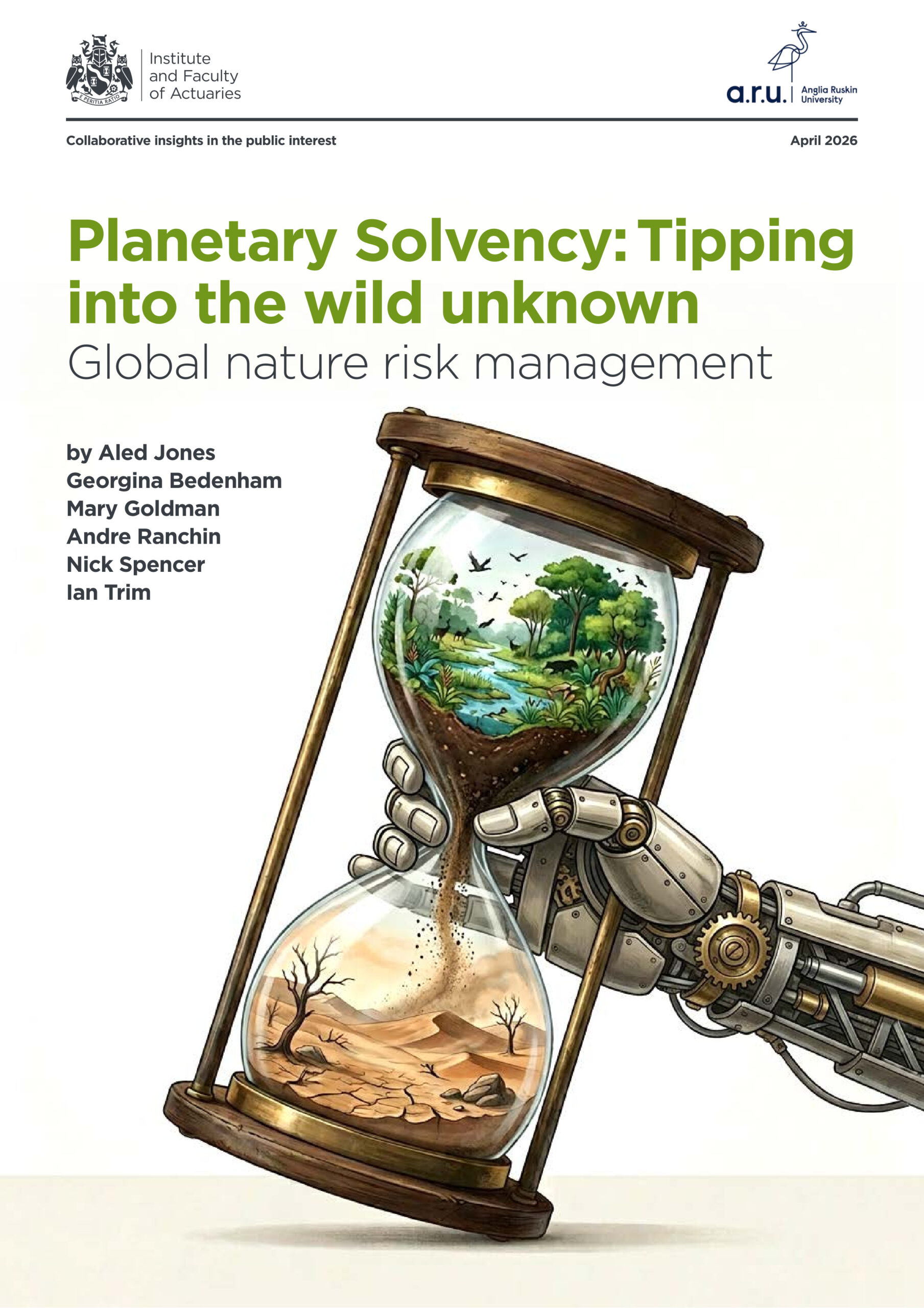 Planetary solvency: Tipping into the wild unknown: Global nature risk management
