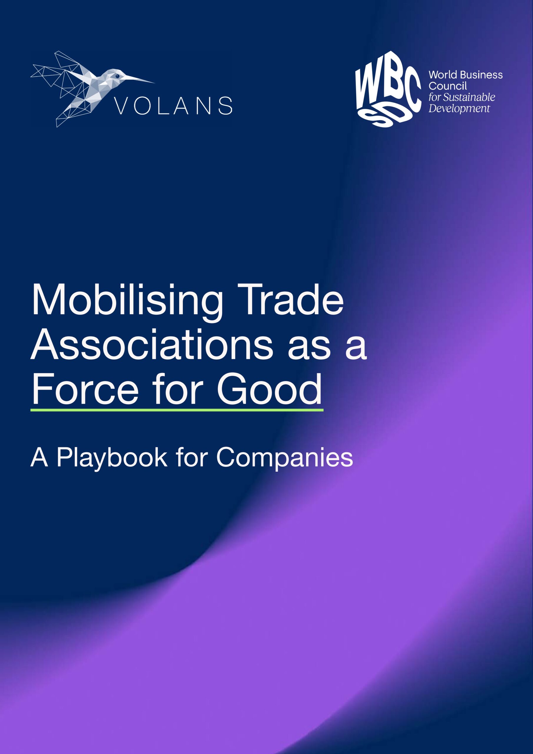 Mobilising trade associations as a force for good: A playbook for companies