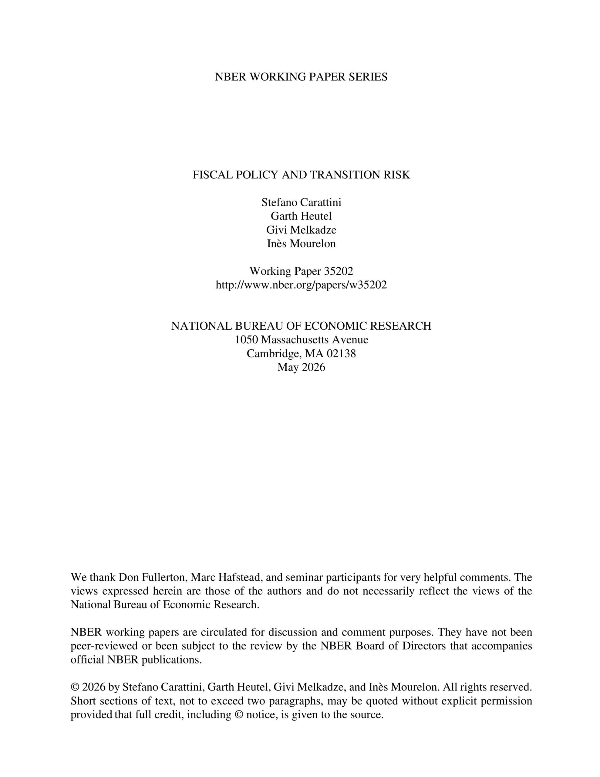 Fiscal policy and transition risk