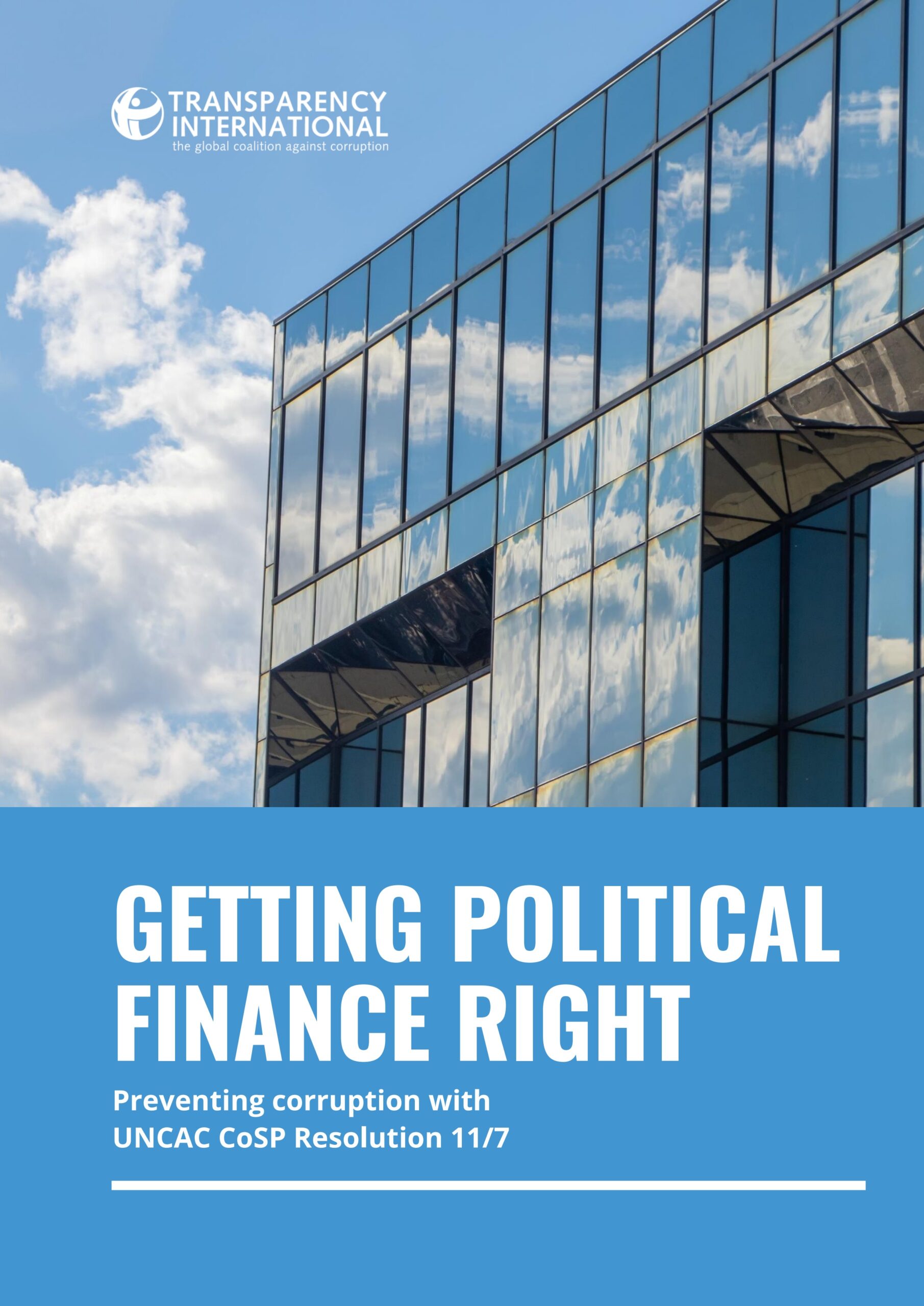 Getting political finance right: Preventing corruption with UNCAC CoSP resolution 11/7