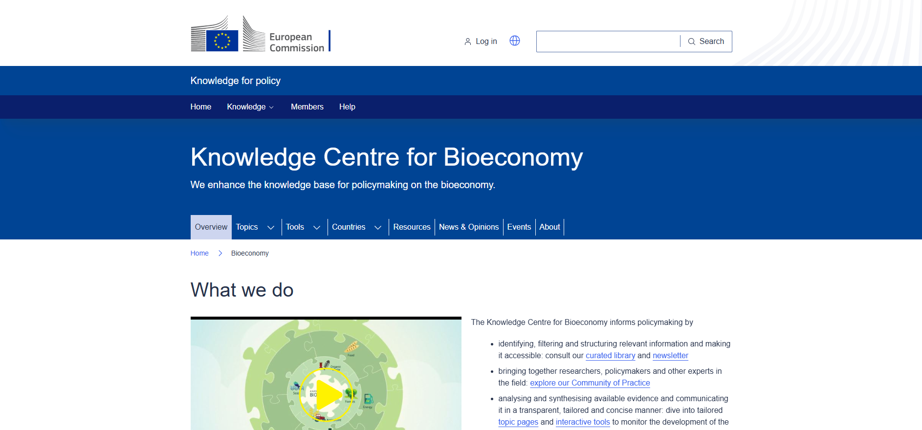 Knowledge Centre for Bioeconomy