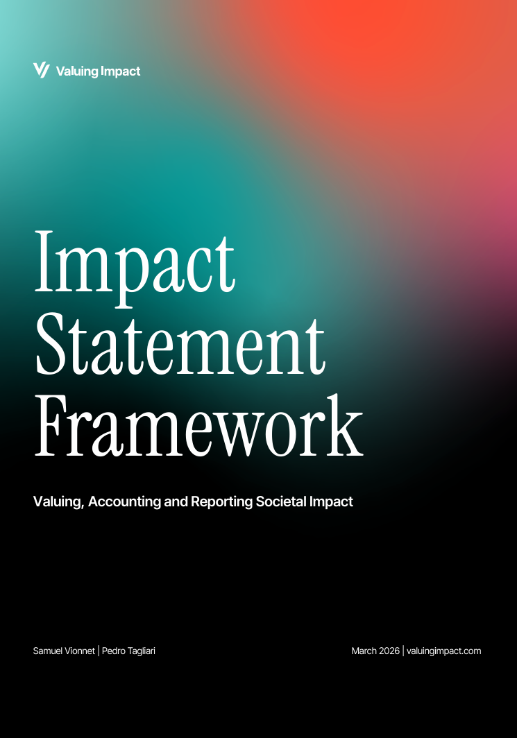 Impact statement framework: Valuing, accounting and reporting societal impact