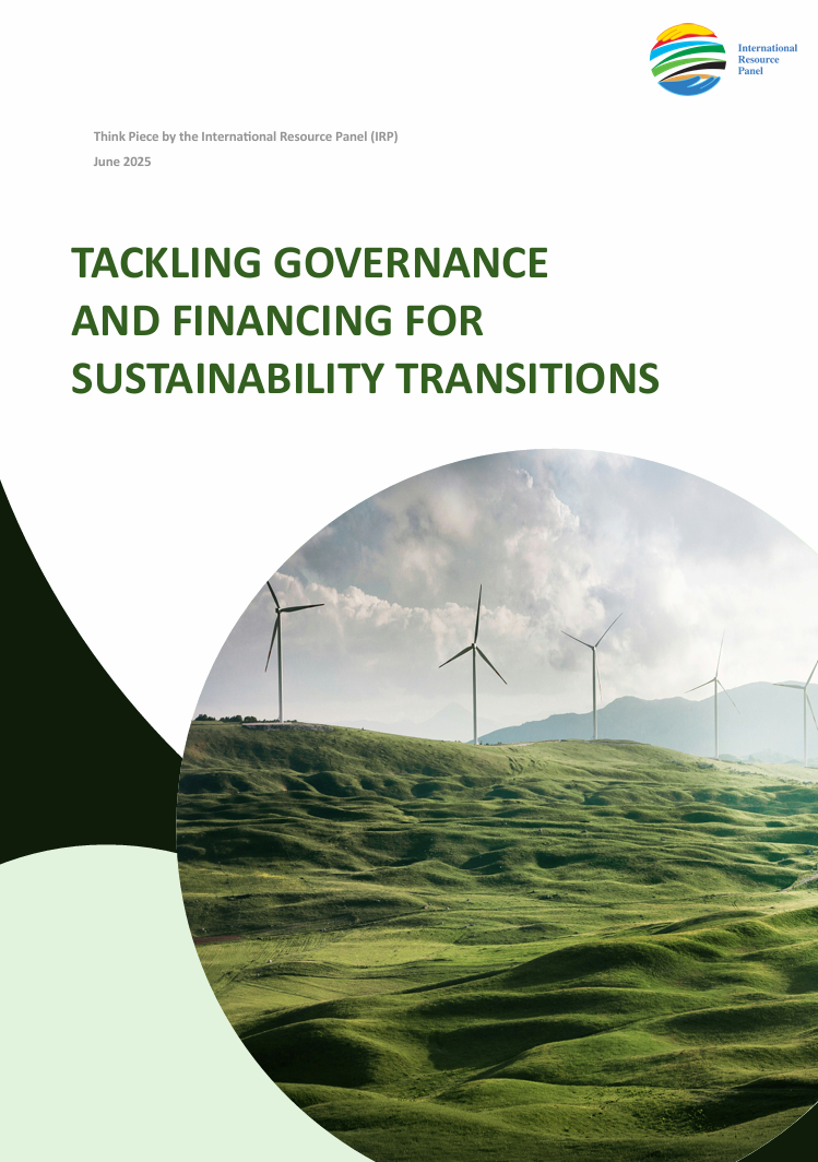 Tackling governance and financing for sustainability transitions