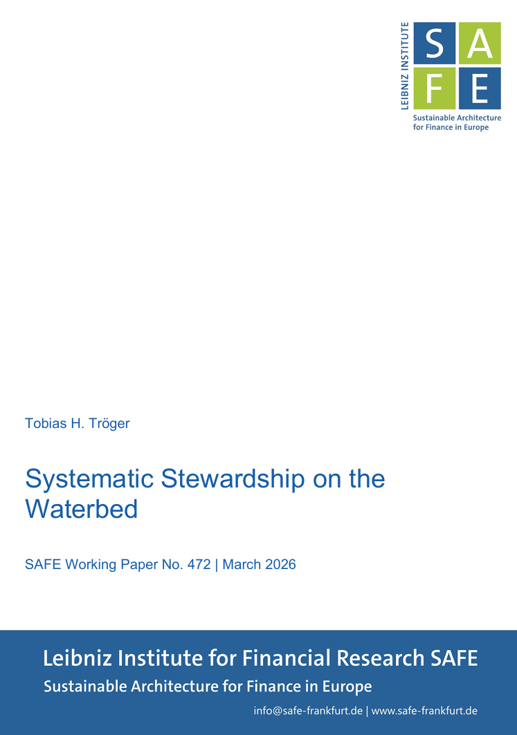 Systematic stewardship on the waterbed
