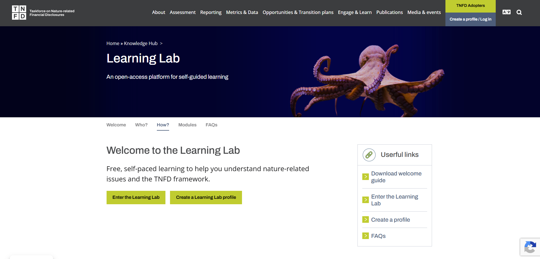 TNFD Learning Lab