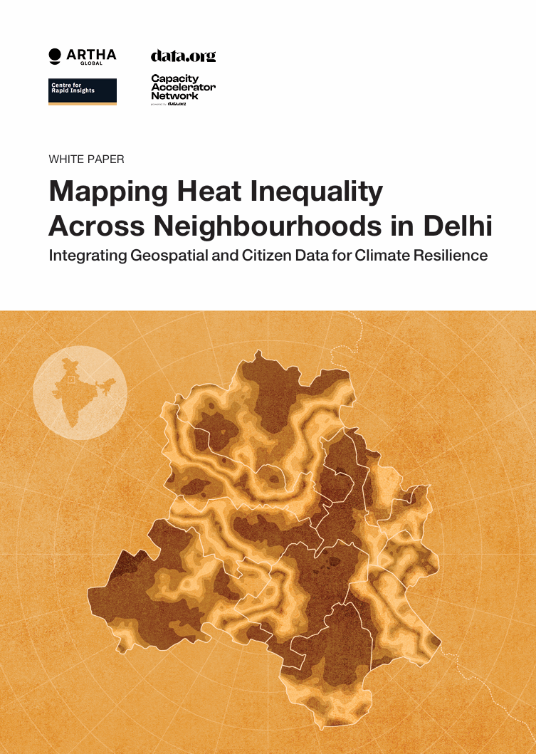 Mapping heat inequality across neighbourhoods in Delhi: Integrating geospatial and citizen data for climate resilience