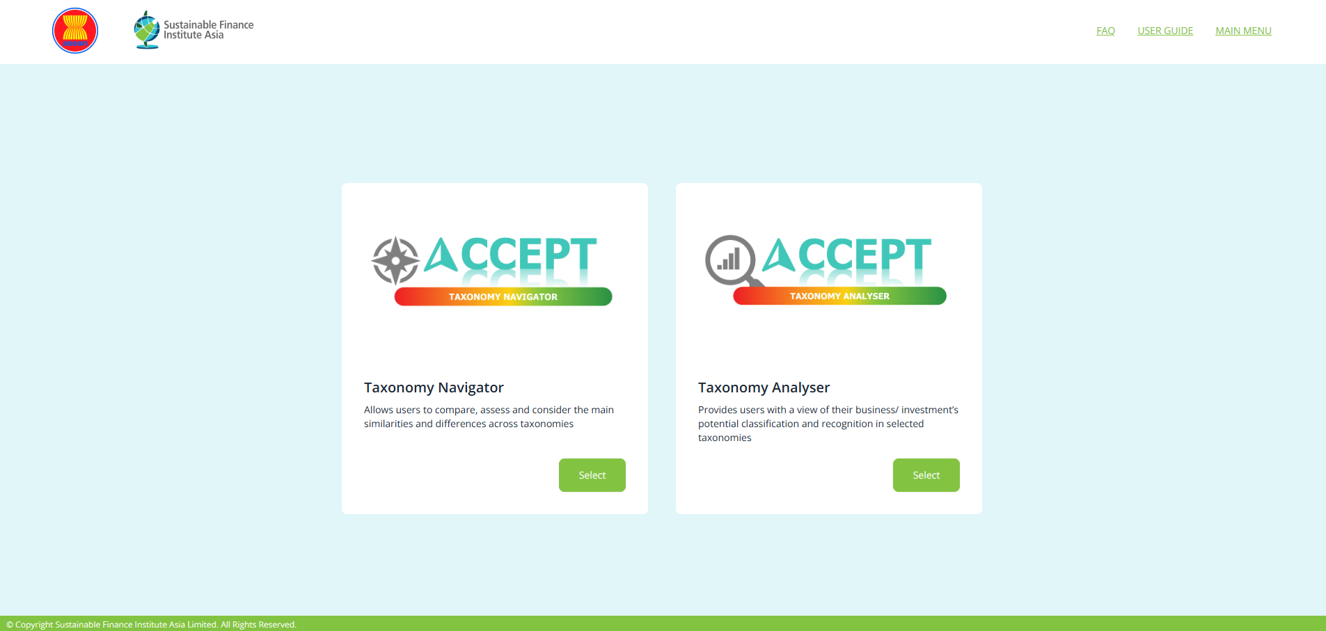 ASEAN Taxonomy Navigator